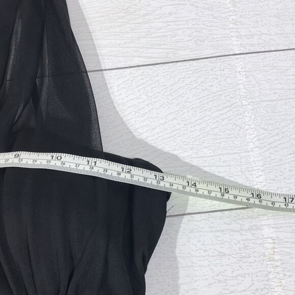 FE FOREVER Black Lace Halter Dress Size Medium - Picture 7 of 9